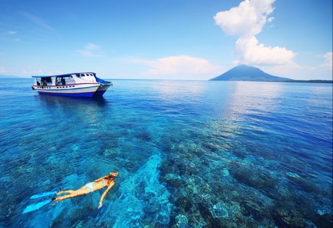 Destinasi internasional Sulawesi Utara